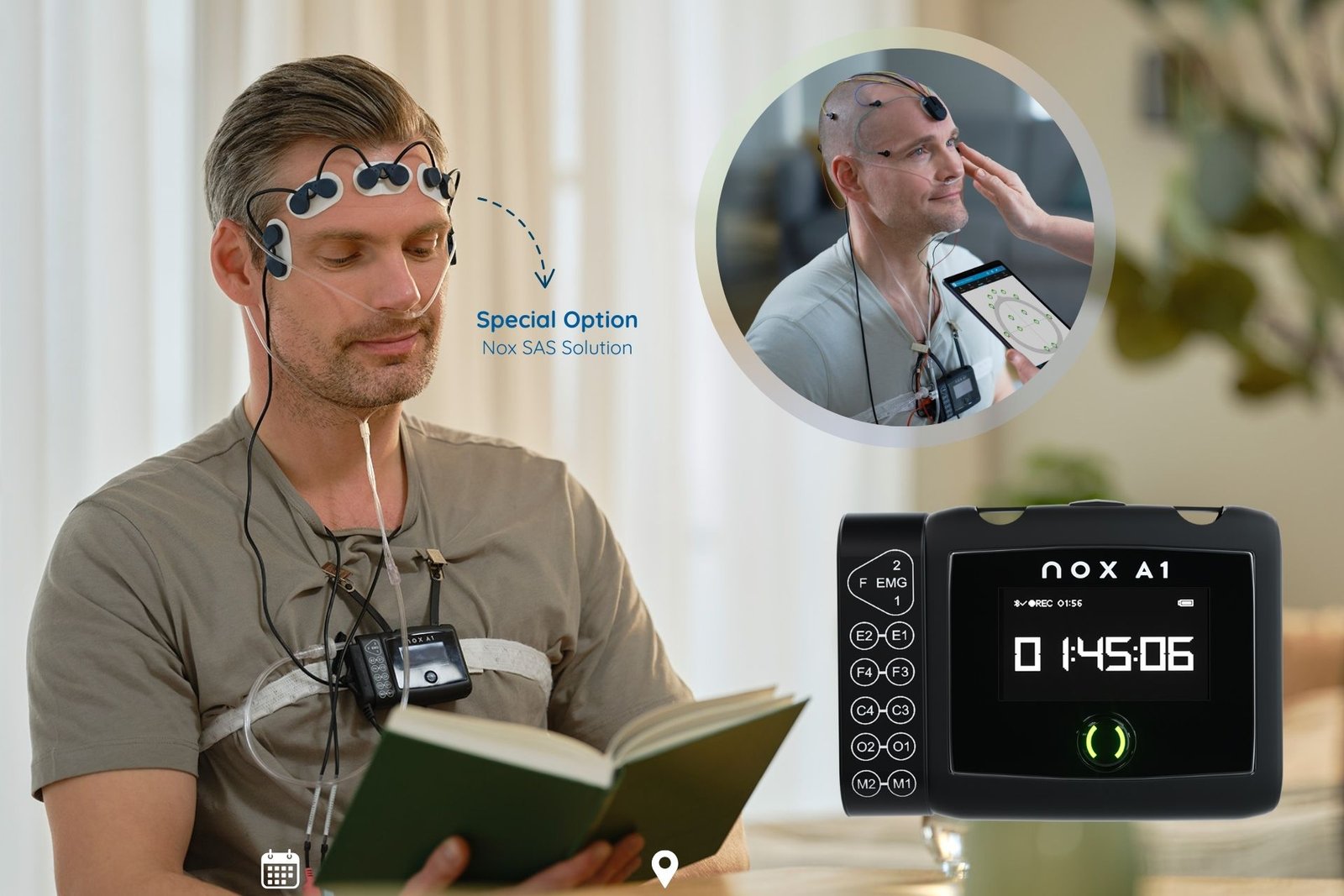 Nox A1s Hospital-to-Home AI based PSG System for Advanced Sleep Diagnostics

