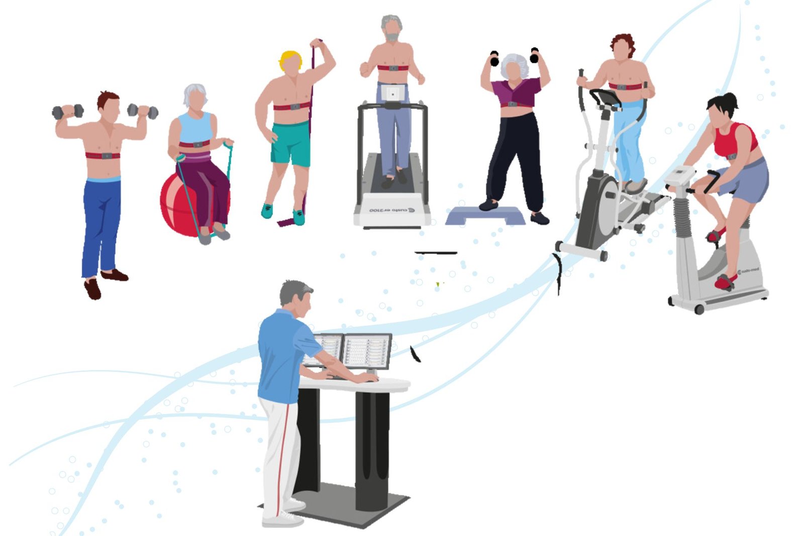 Rehabilitation | Cardiology Equipment in Qatar | You can get all cardia rehabilitation equipments form Bettermeditech, a leading medical equipment supplier in Qatar | cardiac rehab with wireless ECG monitoring, Realtime tracking outdoor training by Bettermeditech Trading, medical devices Qatar.