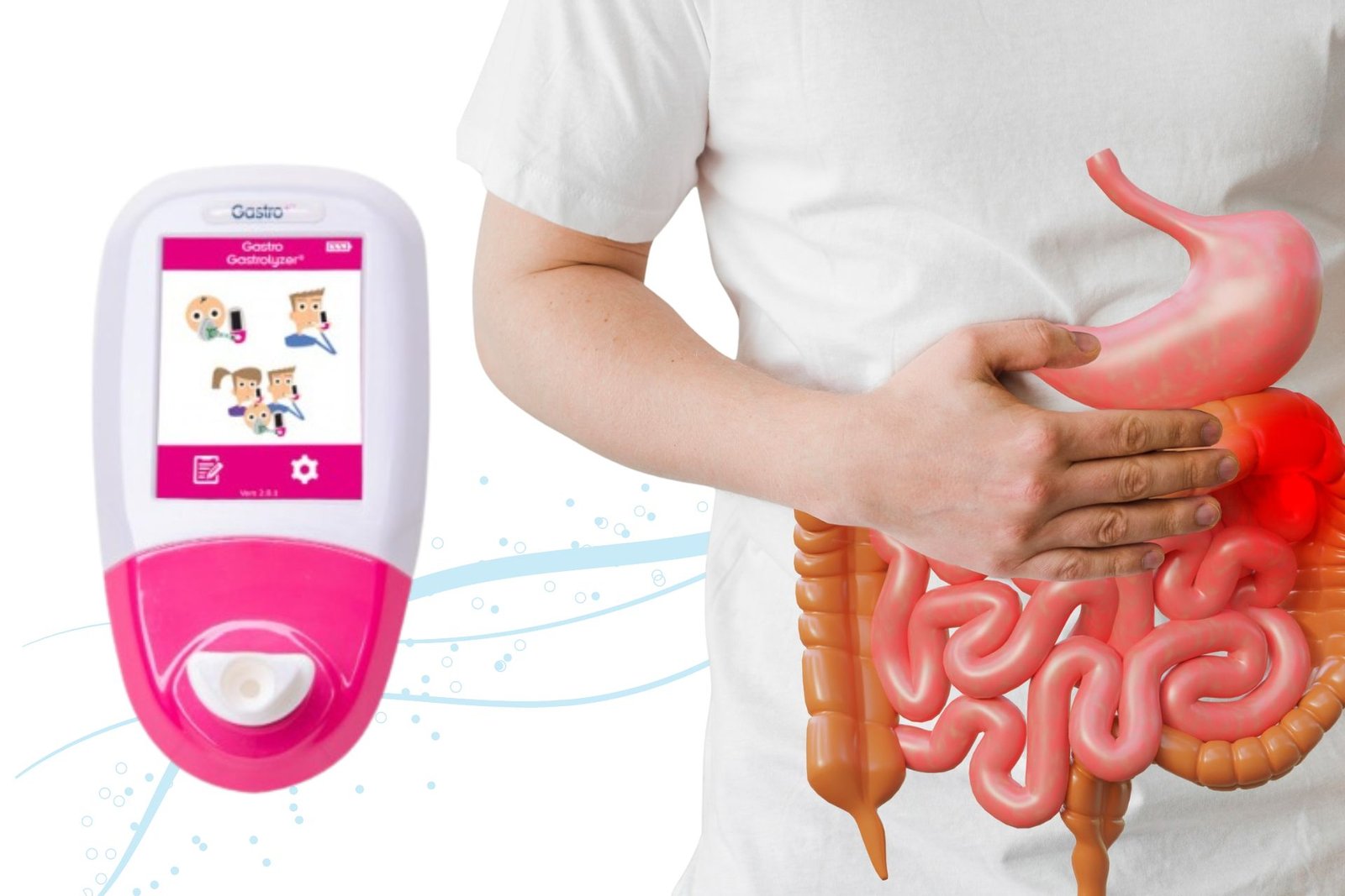 Gastrolyzer | Experience advanced gastrointestinal monitoring with the Gastro+™ Gastrolyzer, featuring the GastroCH4ECK. This state-of-the-art device measures CH4, H2, and O2 levels in the breath, providing comprehensive insights into digestive processes. Accurately analyze methane (CH4) and hydrogen (H2) to assess bacterial overgrowth, and monitor oxygen (O2) for a holistic understanding of gastrointestinal health. The GastroCH4ECK, a key component of the Gastro+™ series, empowers healthcare professionals with precise data for informed diagnosis and personalized treatment strategies. Trust in cutting-edge technology for effective gastroenterological assessments. #Gastrolyzer #DigestiveHealth #HealthTech