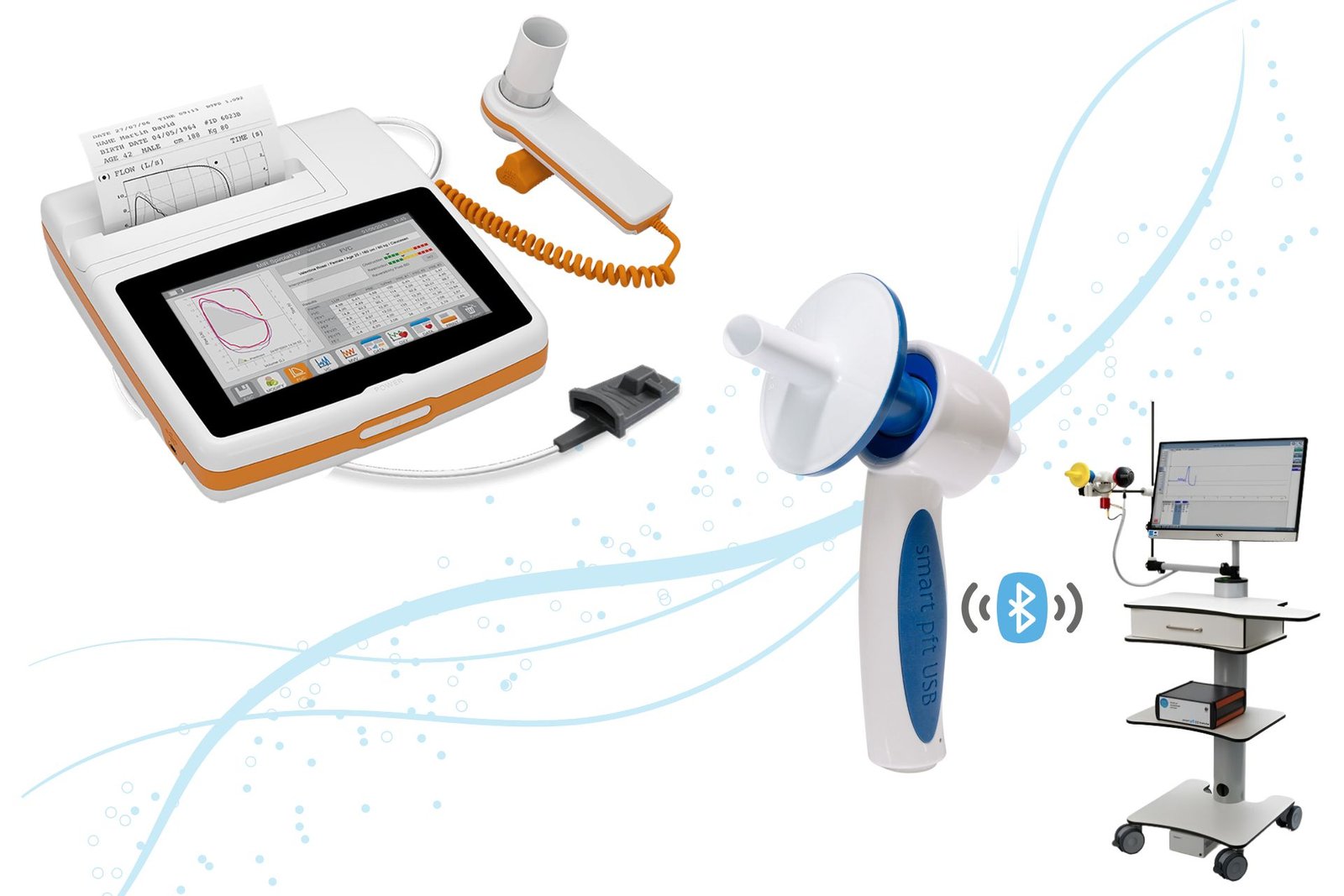 Spirometer in Qatar | Occupational Health | Explore Spirometer Products for Occupational Health at Bettermeditech Trading Qatar. Click on the subcategory 'Spirometer' to discover our range of innovative spirometry devices. Our offerings include: Desktop Spirometer: Spirodoc, Spirolab - Advanced Desktop Spirometer, Handheld Spirometer: Spirobank II Smart, PC-Based Spirometer: Minispir, BT-Spirometer: Smart PFT USB BT - Wireless Spirometer, USB Spirometer: Smart PFT USB – PC-Based Spirometer